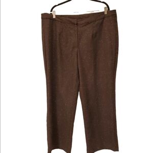 🇺🇸Elegant Brown Speckled Women's Plus Size Pants Size 20W